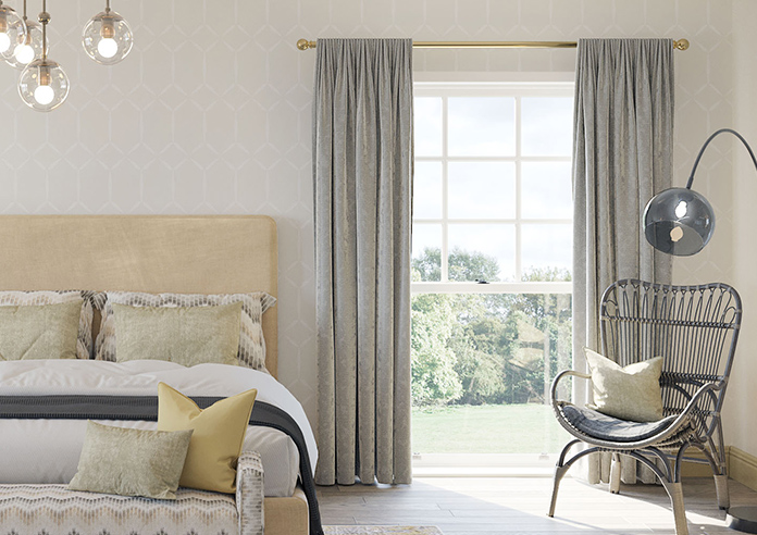 Oleander, Silver - Made to Measure Curtains - Image 3